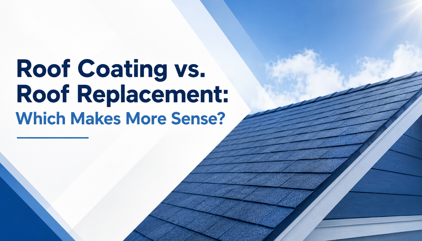 Roof Coating vs Roof Replacement